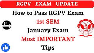 How to Pass RGPV BTech 1st Sem Exam  Rgpv Exam 2024 first semester  exam hacker [upl. by Neerod234]