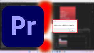 UNABLE TO CREATE PREVIEW FRAME FOR LOOKS BUILDER  PREMIERE PRO [upl. by Calmas]