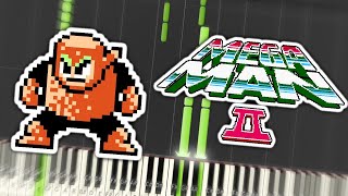 Megaman 2 Wood Man Theme Piano Tutorial Synthesia [upl. by Yrakaz458]