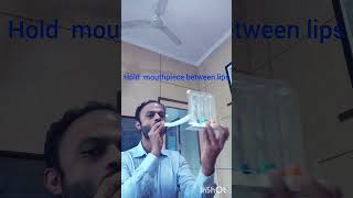 correct way of using spirometer  Better lungs health breathing exercise  COPD exercise [upl. by Nettle]