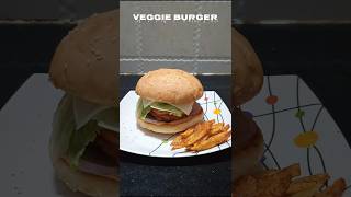 Crispy Aloo Tikki Veg Burger  Homemade Burger alootikkiburger burger shorts [upl. by Tormoria]