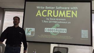 20190518 ACRUMEN at Nova Codecamp 2019 [upl. by Hcahsem]