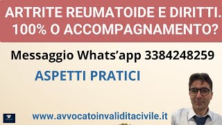 ARTRITE REUMATOIDE ED ACCOMPAGNAMENTO [upl. by Asirret]