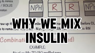 Why we mix Regular and NPH insulin [upl. by Nomed869]