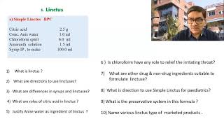 7 Simple Linctus by Dr Atmaram Pawar [upl. by Nnahteb]