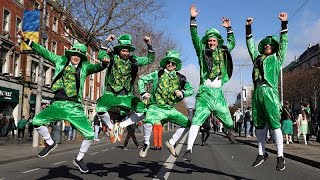 Dublins first St Patricks Day parade since 2019 begins [upl. by Babbette]