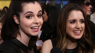 Vanessa amp Laura Marano Talk On Screen Love Lives amp More  2014 Kids Choice Awards [upl. by Kathlene77]