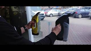 WVP 10 KARCHER PROFESSIONAL WINDOW VAC REVIEW 2018 [upl. by Hayilaa]