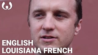 Louis speaking Louisiana French Cajun and English  Romance languages  Wikitongues [upl. by Thorin805]