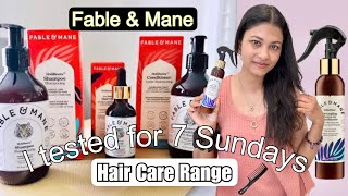 Fable and Mane Hair Care Holiroot Hail OIl Mahamane Hair Oil and More Sephora amp Nykaa [upl. by Aritak]