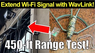 📶 Full Range Test ● WiFi Extender from WavLink [upl. by Forward]