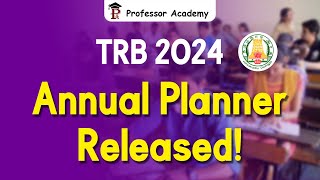 TRB 2024  Annual Planner  Professor Academy [upl. by Eldon549]