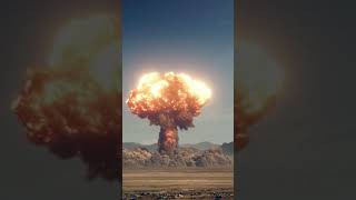 This Is What a NUKE or Atomic Bomb Sounds Like explore nuke [upl. by Roxie]