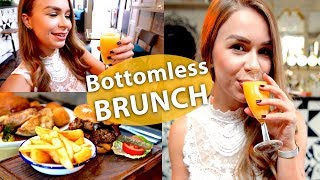 The best Bottomless Brunch in London  Vlog [upl. by Kopp]