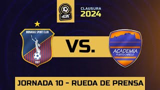 Rueda de prensa pospartido  LigaFUTVEEK  Monagas vs Puerto Cabello  Jornada 10 [upl. by Assirialc]