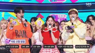 Win ep 1221 on Inkigayo G Idle  Fate 240331 [upl. by Wengert]