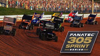 iRacing  305 Sprint Cars at Williams Grove [upl. by Swiercz430]