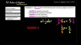 Shormann Algebra 2 Lecture 5 [upl. by Dotty]