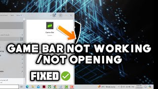 FIX Xbox Game Bar Not Working or Not Opening in Windows 1011  2024 [upl. by Gnilyam783]