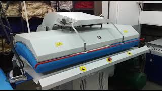 Flat Bed Press IFB Automatic Ironing laundry laundryservices commerciallaundry steamiron [upl. by Phaidra358]