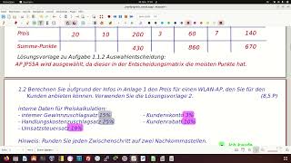 ITAbschlussprüfung Teil 1 BaWü Nov 2022 27  Aufgabe 12  Handelskalkulation [upl. by Terris]