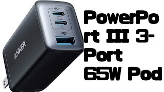 ANKER PowerPort III 3Port 65W Pod [upl. by Lorilyn]