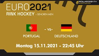 EURO 2021  Rink Hockey  Portugal vs Deutschland [upl. by Burra]