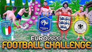 ⚽EURO 2020 FOOTBALL CHALLENGE con GLI ELITES💎 [upl. by Lairbag]