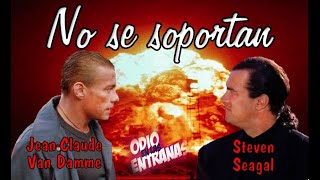 No se soportan JeanClaude Van Damme Vs Steven Seagal [upl. by Niple]