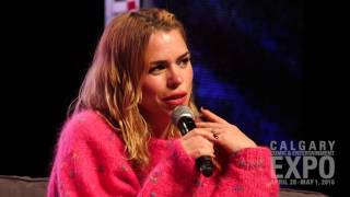 Billie Piper Panel Highlights Calgary Expo 2016 [upl. by Chipman]