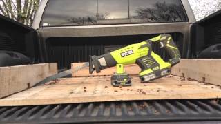 Ryobi One AntiVibe Reciprocating Saw Review Model P514 [upl. by Iah]