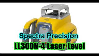 Spectra Precision LL300N4 Laser Level Self Leveling Kit with HL450 Receiver Clamp and NiMH [upl. by Leribag]