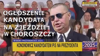 KONONOWICZ 🐷🥛 KANDYDAT NA PREZYDENTA 😇 wybory2025 [upl. by Onitnatsnoc]