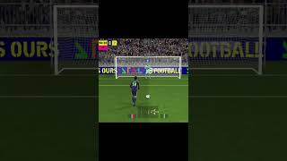 Red Card by penalty kick save by team the Goalkeeper Seaman 🫡 shorts efootball pes short [upl. by Ecneralc]