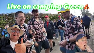 LIVE Camping green  Spa Francorchamps wakes up [upl. by Aiekam599]