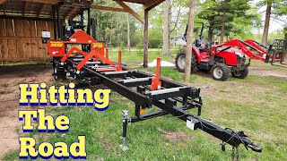 Packing up the Timberking sawmill and heading out [upl. by Vachill]