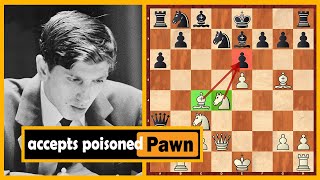 Fischer Passes Alive Through The Hell Of Poisoned Pawn Variation [upl. by Isabelle]