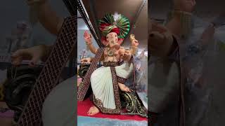 GANPATI BAAPA MORYA 🙏 NAVIN RUPACHI GANPATI 2024 DHOTI FETA GANPATI ganpatibappa bappa [upl. by Mallis]