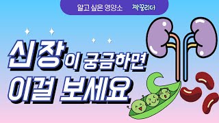 신장이 안좋으면 나타나는 이상증상좋은음식 주요질환 칼륨제한 신부전증 투석 [upl. by Ahsiemat]