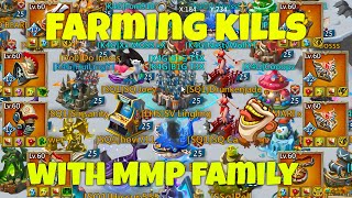 Lords Mobile  FARMING ONE OLD LEGENDARY FAMILY WITH K4G SSQ SQ1 amp DO0 [upl. by Dnivra]