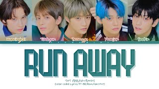 TXT 투모로우바이투게더 – Run Away 9와 4분의 3 승강장에서 너를 기다려  TraduçãoLegendado Color Coded Lyrics 가사 [upl. by Einnalem]