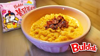 👉 Buldak Ramen Carbonara con PREPARACIÓN GOURMET 🍜  MEJORANDO LA RECETA ¡Más Cremosa y Deliciosa [upl. by Inahpit824]