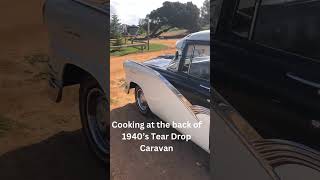 Camping in A Vintage 1940’s Tear Drop Caravan Western Australia Yuni palmer campinggear [upl. by Eneryc]