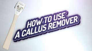 How to use a callus remover callus shaver [upl. by Fronniah564]