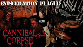 Cannibal Corpse  Evisceration Plague drum cover  The Kiwi 666 [upl. by Whipple]