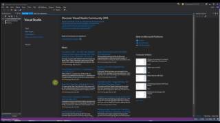 Visual Studios 2015  How to create a new Windows forms Project [upl. by Rehpotsirhcnhoj]