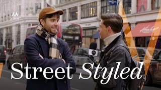 Best Mens Fashion in London  Street Styled [upl. by Ardith]