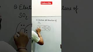 Lewis Dot Structure of SO2  CBSEICSE  10th Chemistry [upl. by Urba339]