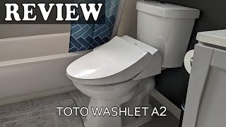 TOTO WASHLET A2 Electronic Bidet Toilet Seat Review [upl. by Groves]