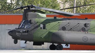 CH147F CH47 Chinook Helicopter Engine Startup and Takeoff [upl. by Berna498]